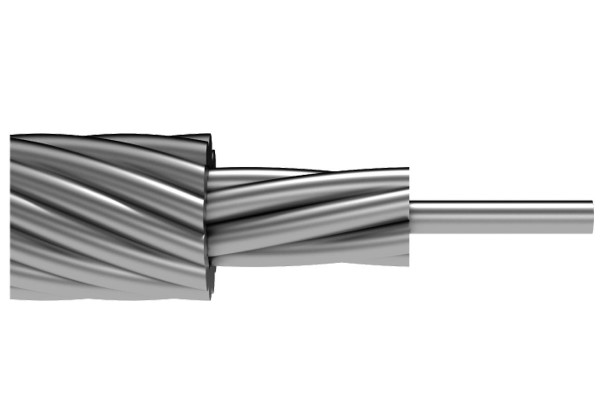 Грозозащитный трос плакированный алюминием ГТК