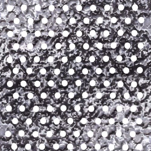 Алюминиевый перфорированный лист 1x1000x2000 мм Qg 10,0-14,0 порошковое окрашивание, антик/матовый/шагрень