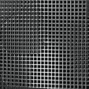 Алюминиевый перфорированный лист 1x1000x2000 мм Qg 10,0-14,0 полимерное окрашивание, белый/черный